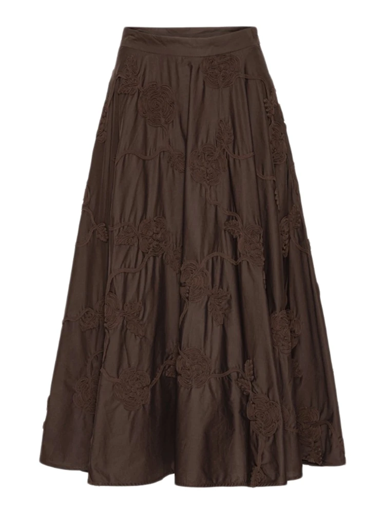 Rotate Skirts Brown