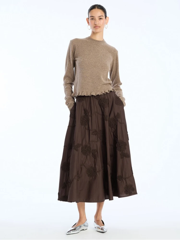 Rotate Skirts Brown alternative