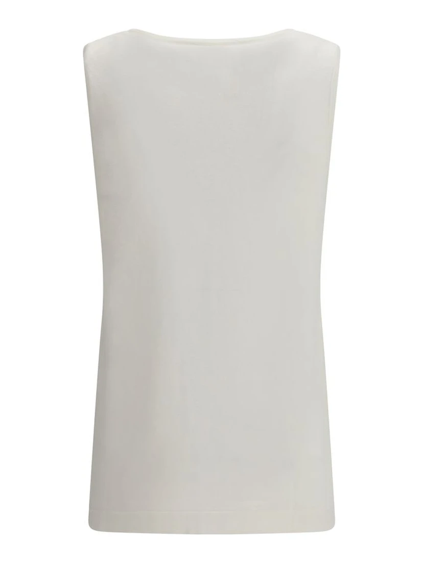 White Linen Tank Tops
