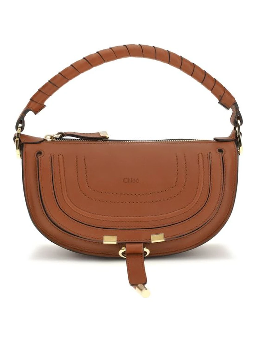 Brown Calf Leather Bos Taurus Shoulder Bag
