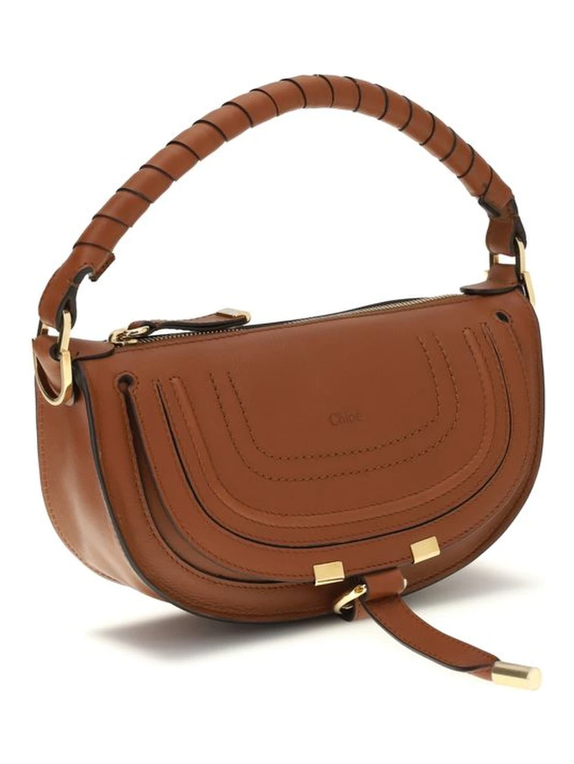 Brown Calf Leather Bos Taurus Shoulder Bag