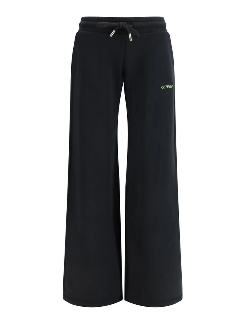 Black Cotton Casual Pants