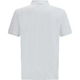 White Cotton Polo Shirt