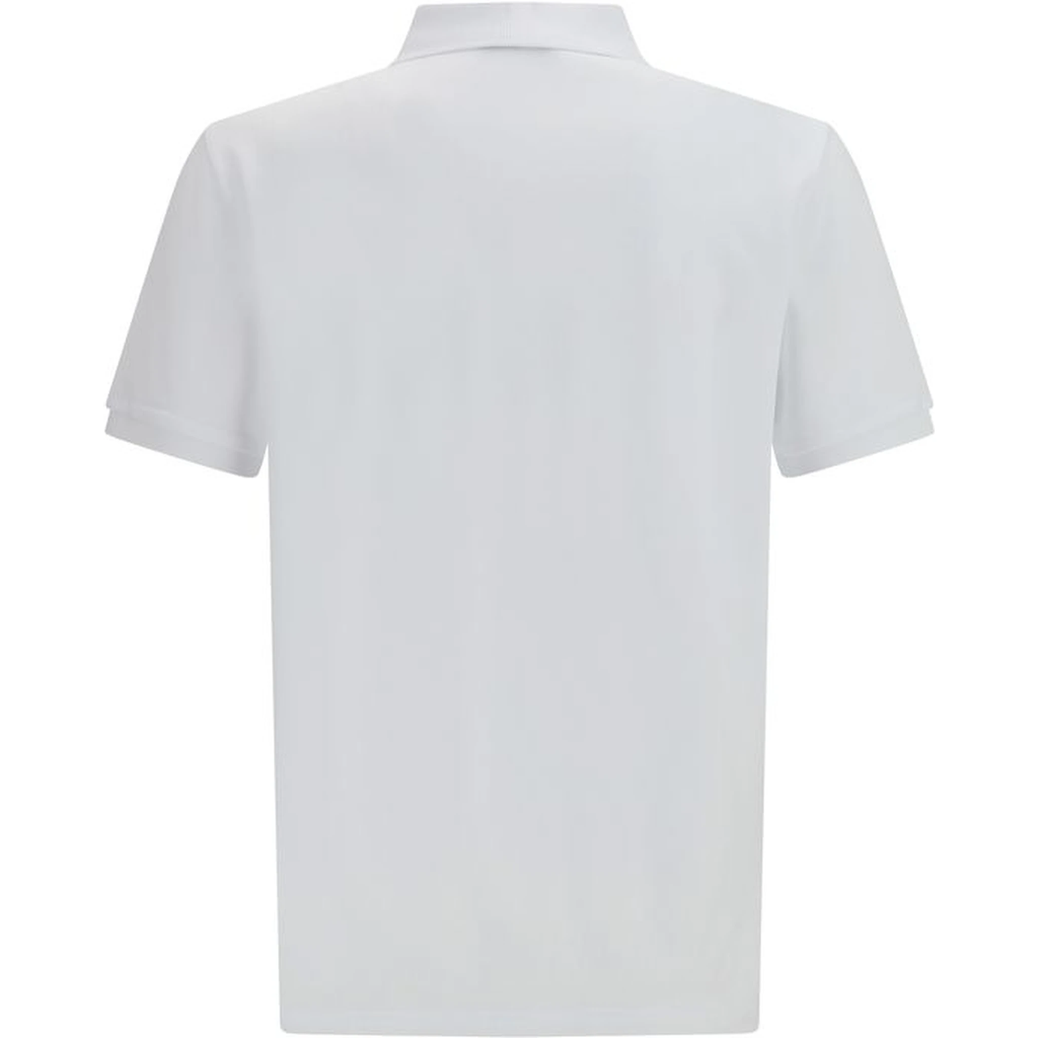 White Cotton Polo Shirt