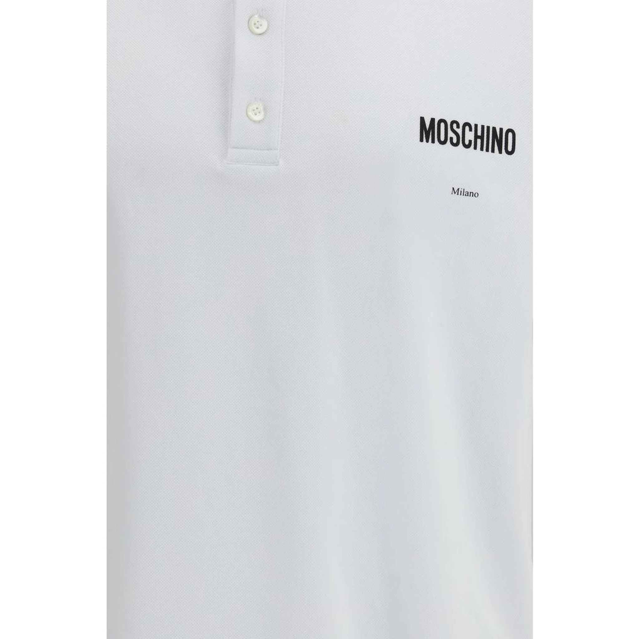 White Cotton Polo Shirt