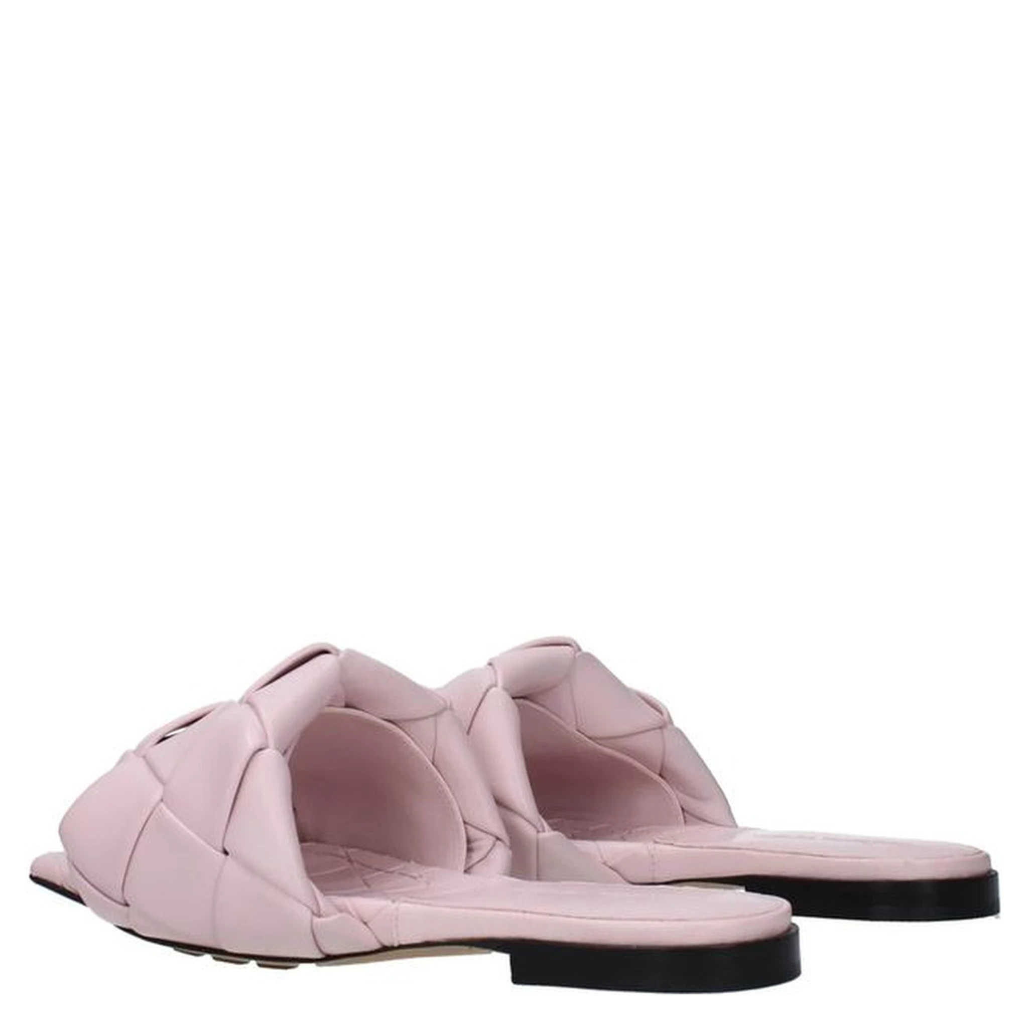Multicolor Calfskin Flat Sandals