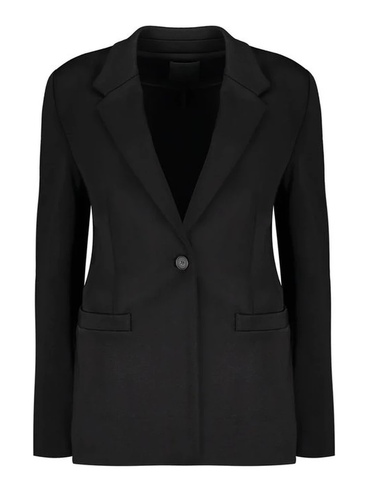 Black Elastane Blazer