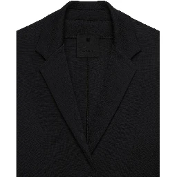 Black Elastane Blazer