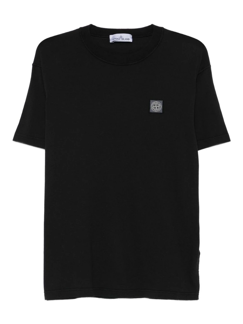 Stone Island T-shirts and Polos Black