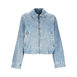 DENIM BOMBER JACKET