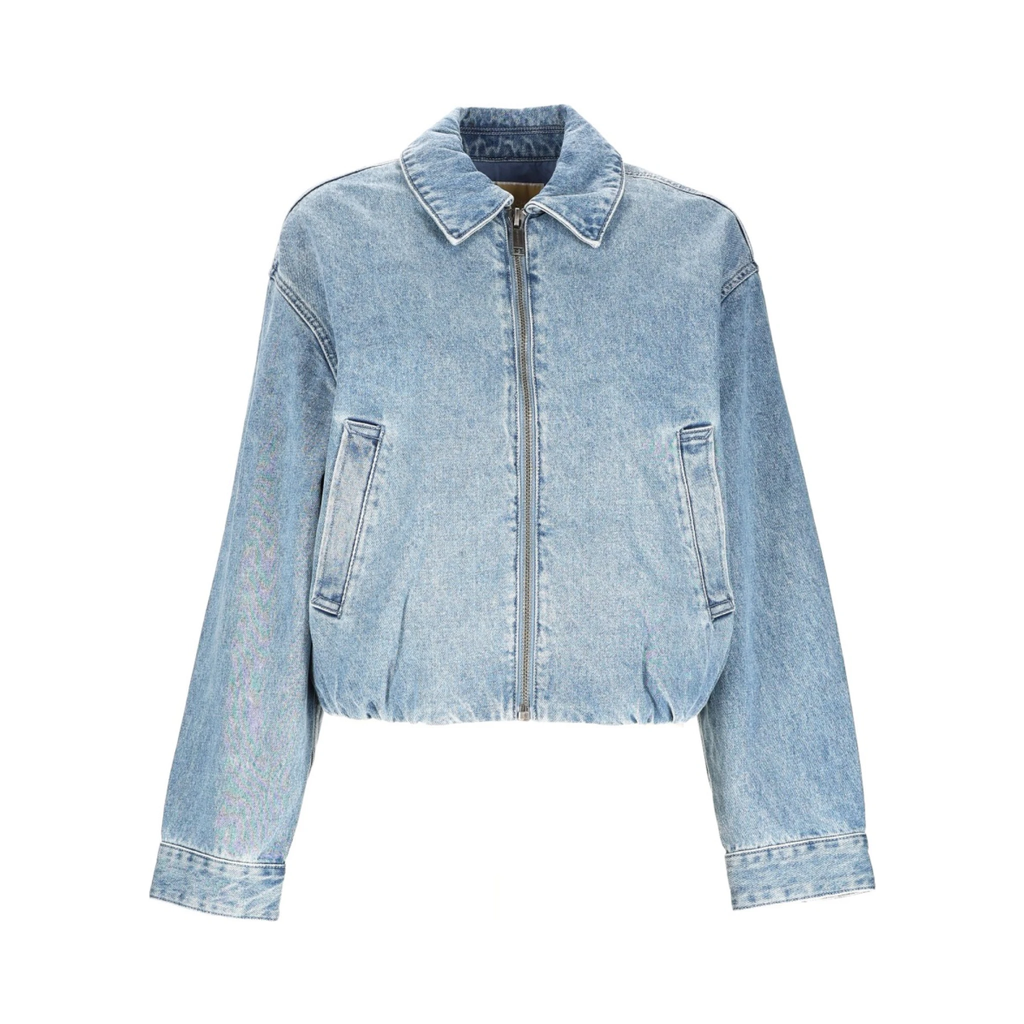 DENIM BOMBER JACKET