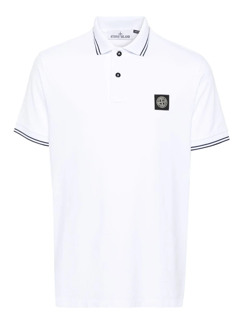 Stone Island T-shirts and Polos White