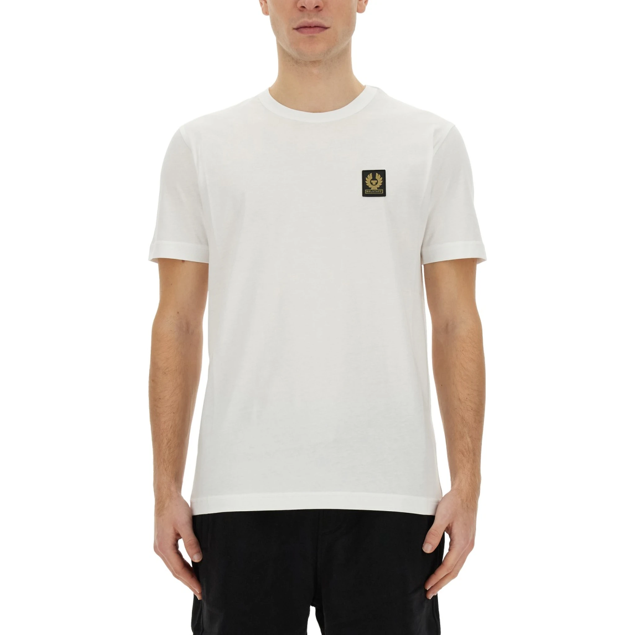 T-SHIRT WITH LOGO PATCH