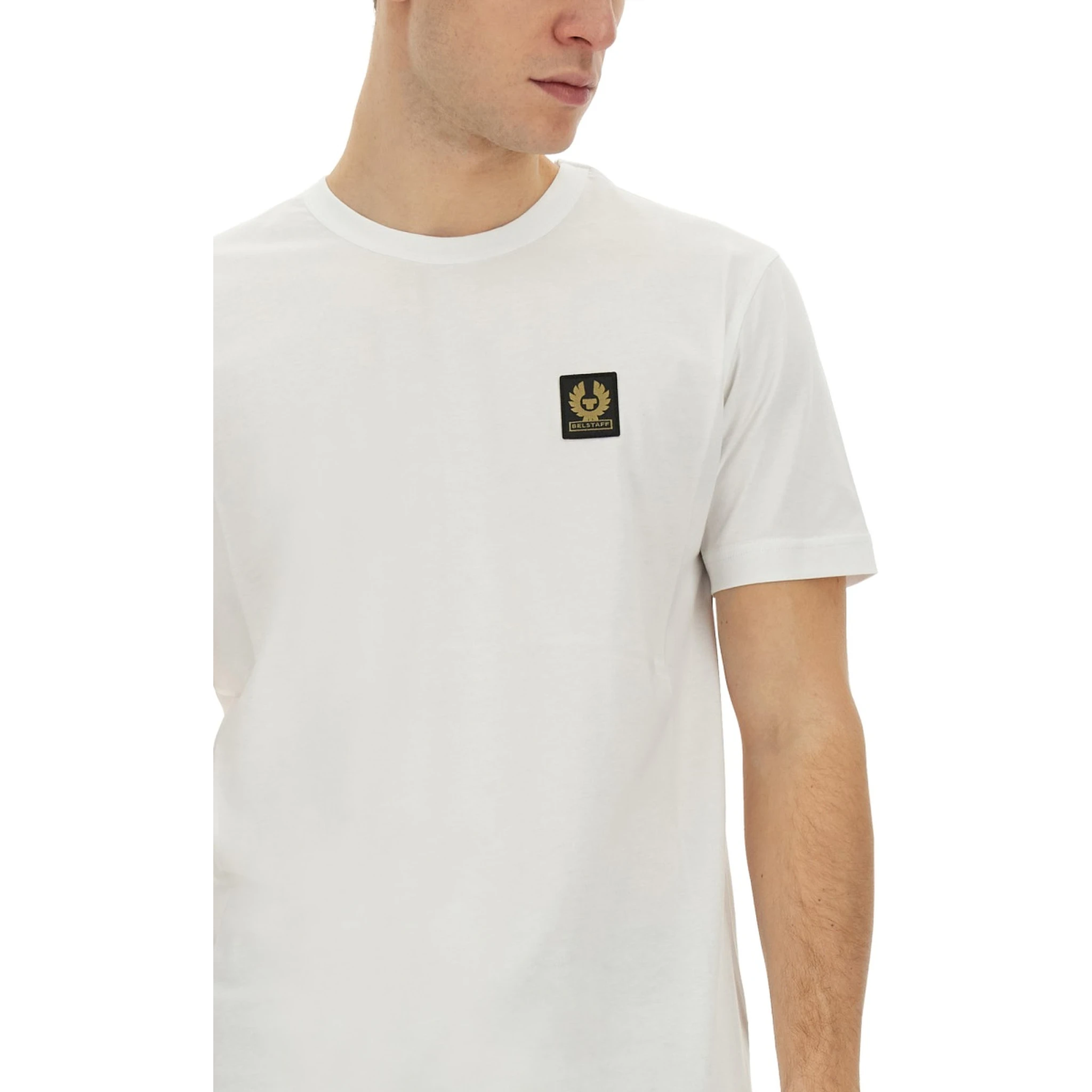 T-SHIRT WITH LOGO PATCH