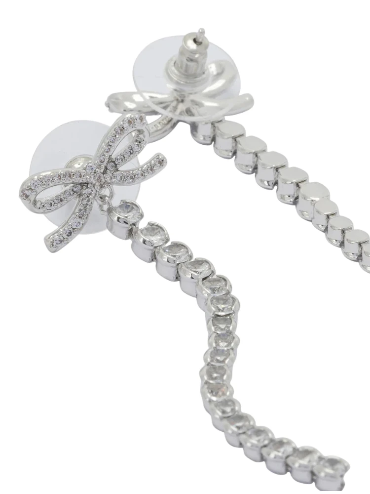 CRYSTAL BOW DROPLET EARRINGS alternative