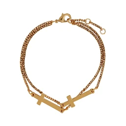 "JESUS" BRACELET WITH CROSS PENDANT