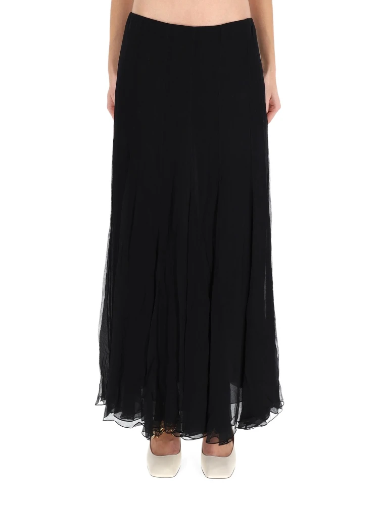 SILK MUSLIN MAXI SKIRT
