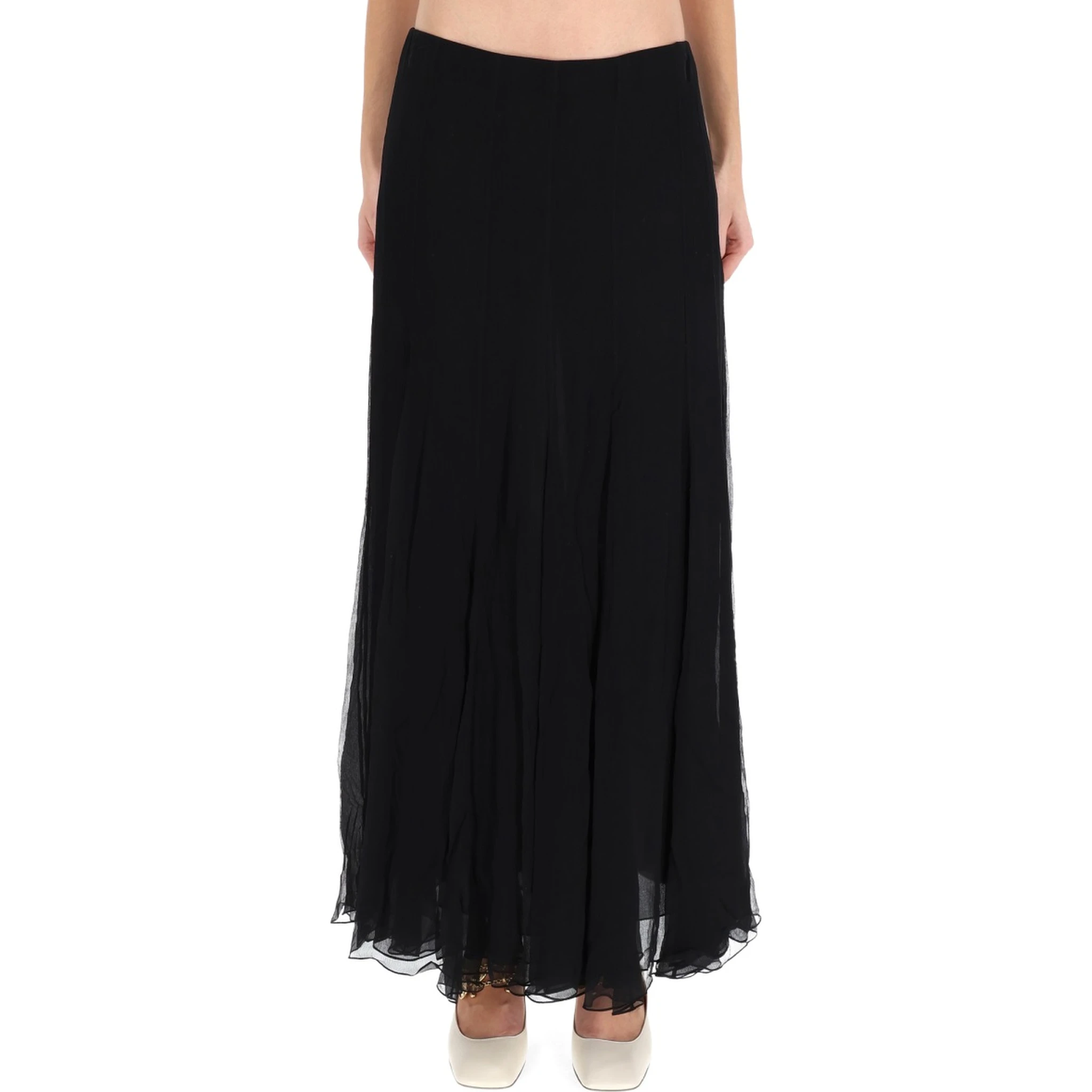 SILK MUSLIN MAXI SKIRT