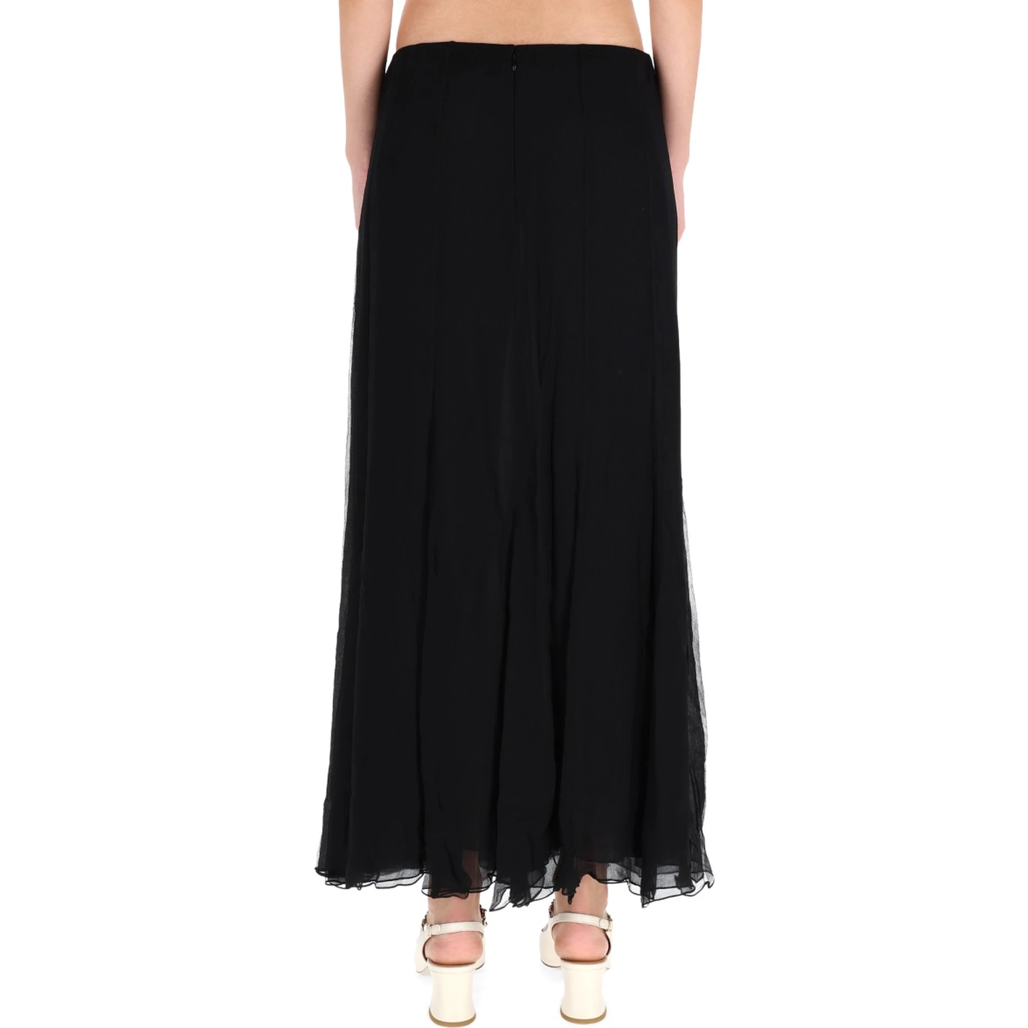 SILK MUSLIN MAXI SKIRT