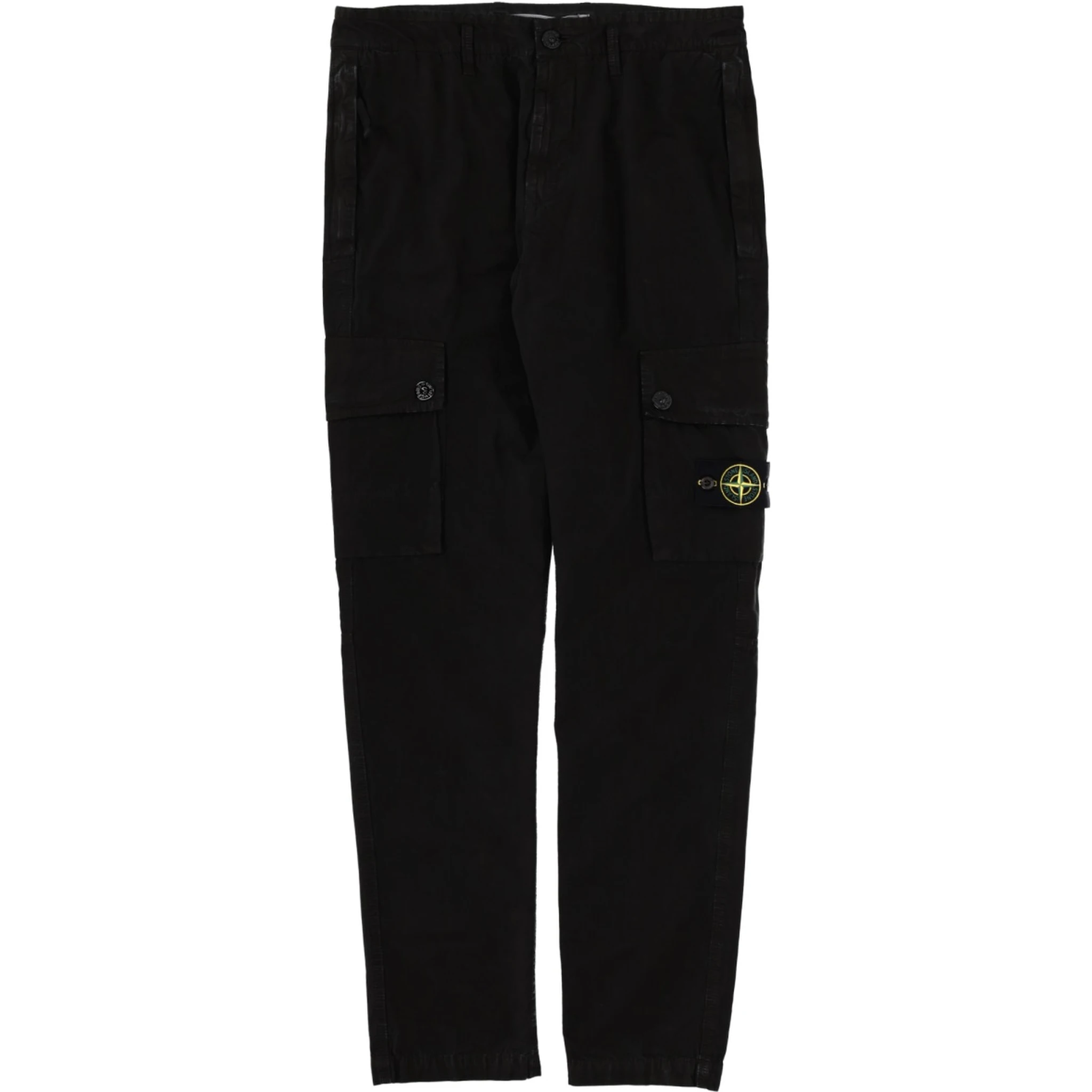 CARGO PANTS WITH LOGO PATCH