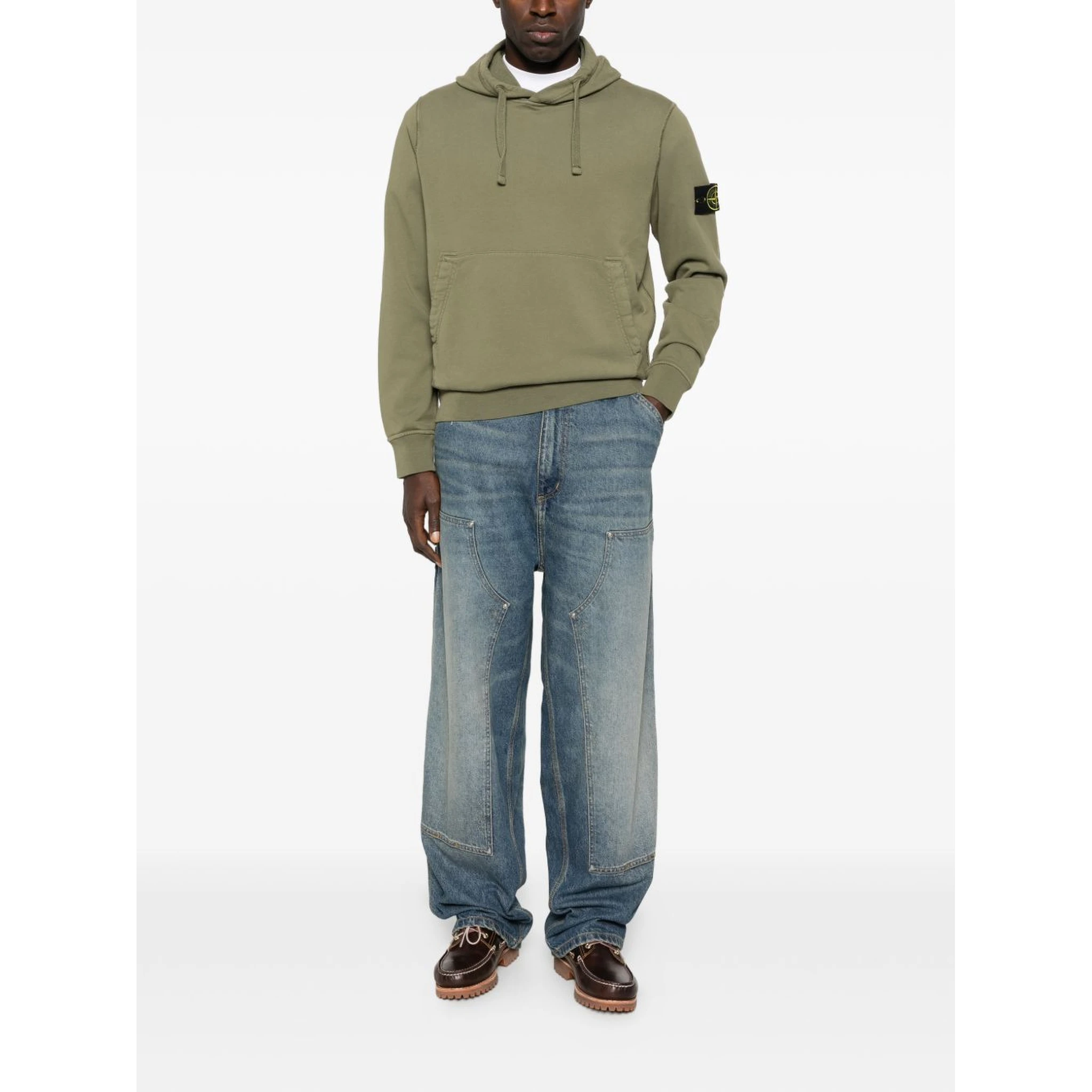 Stone Island Sweaters Green
