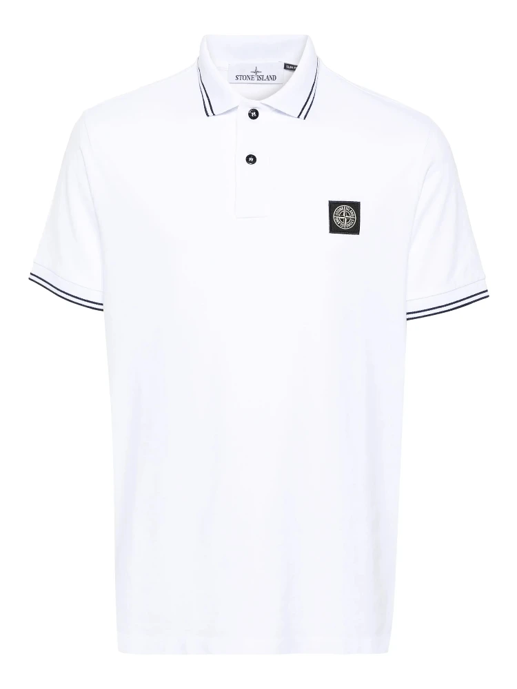 Stone Island T-shirts and Polos White