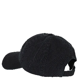 WASHED COTTON CANVAS CAP EMB