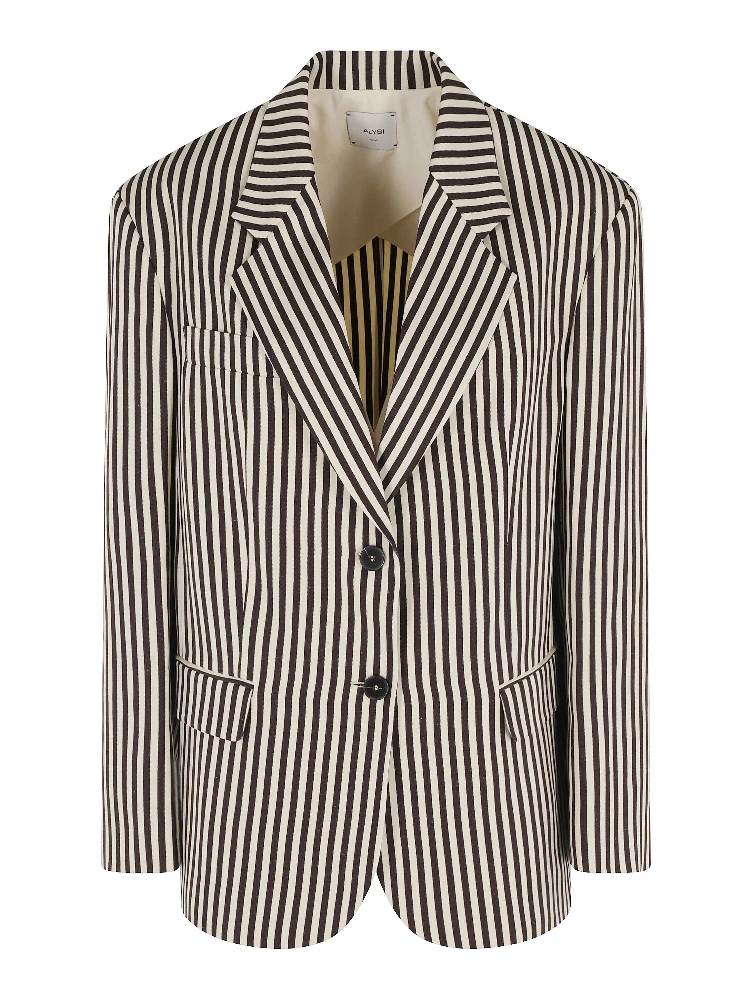 BLAZER VISCO STRIPES MONOPETTO