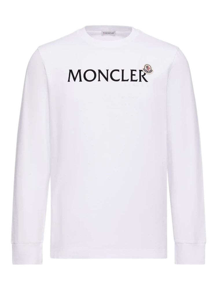 Moncler T-shirts and Polos White