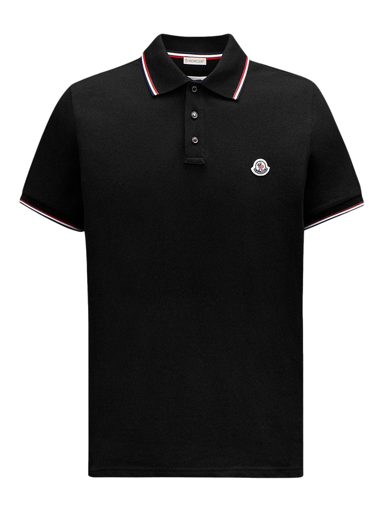 Moncler T-shirts and Polos Black