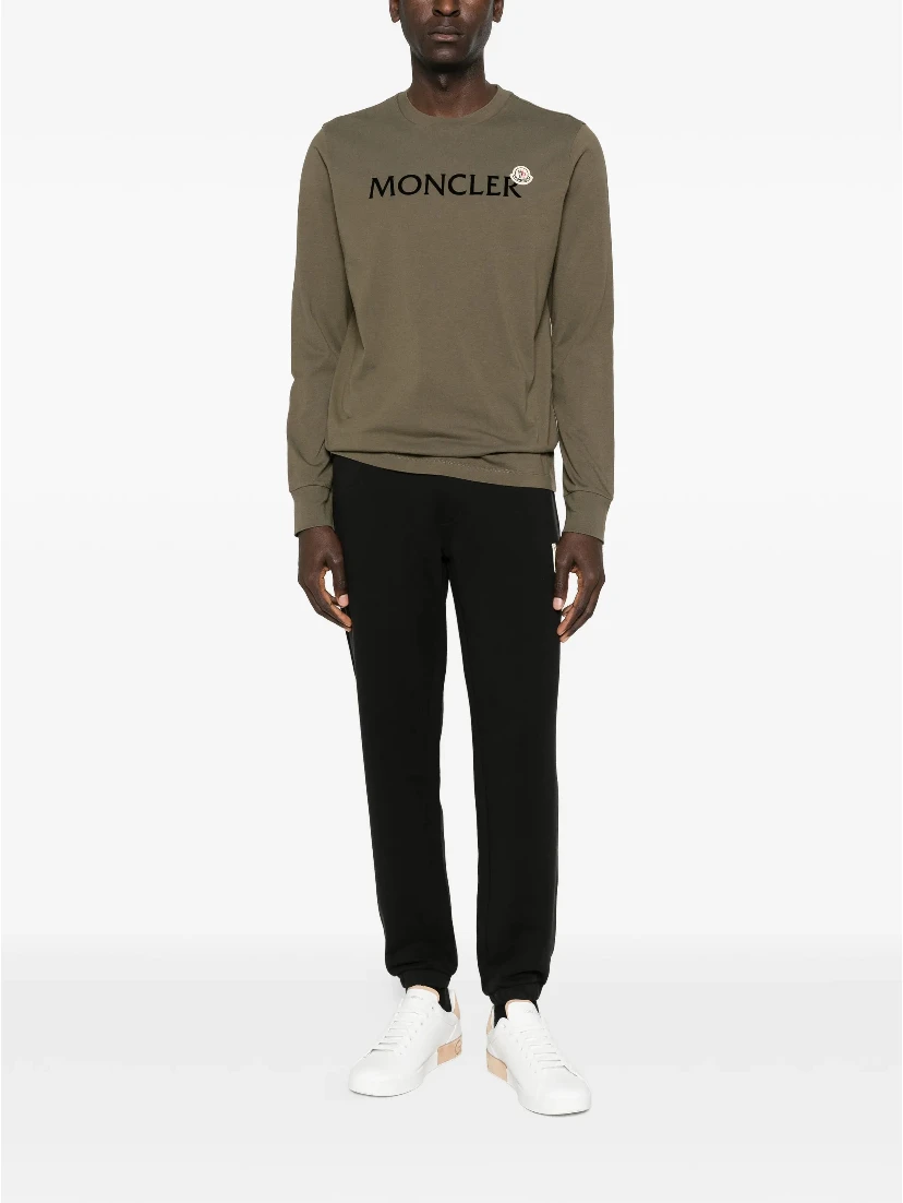 Moncler T-shirts and Polos Green