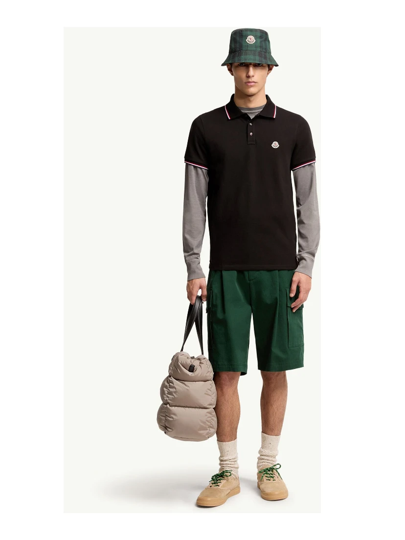 Moncler T-shirts and Polos Black
