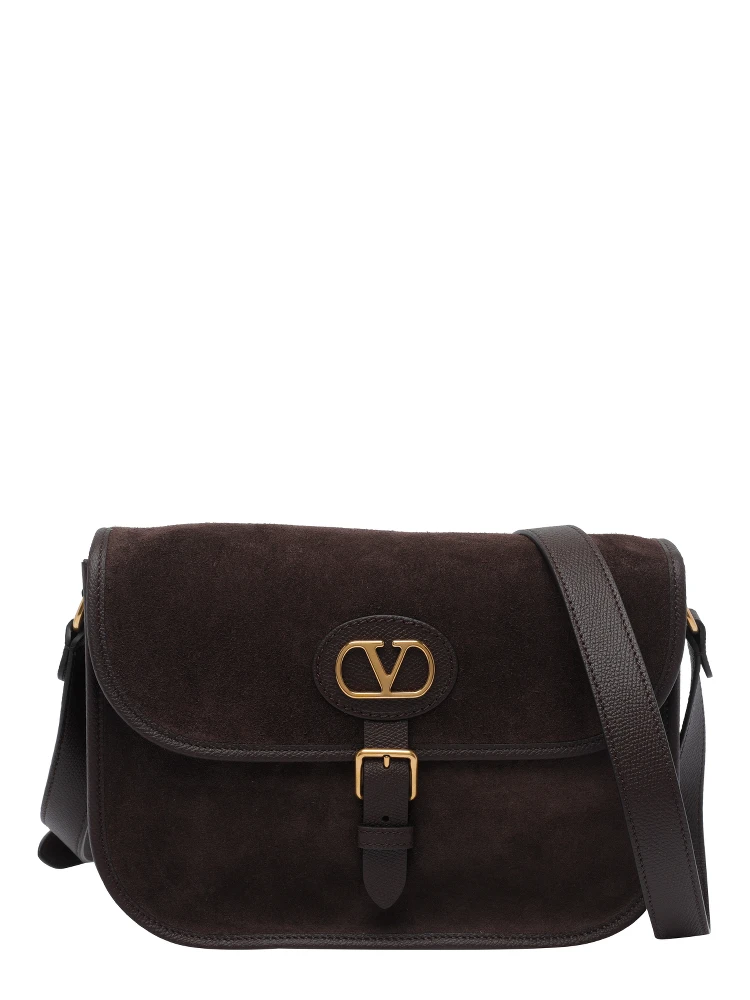 Antibes suede shoulder bag