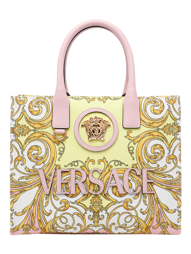 Small La Medusa Printed Tote Bag