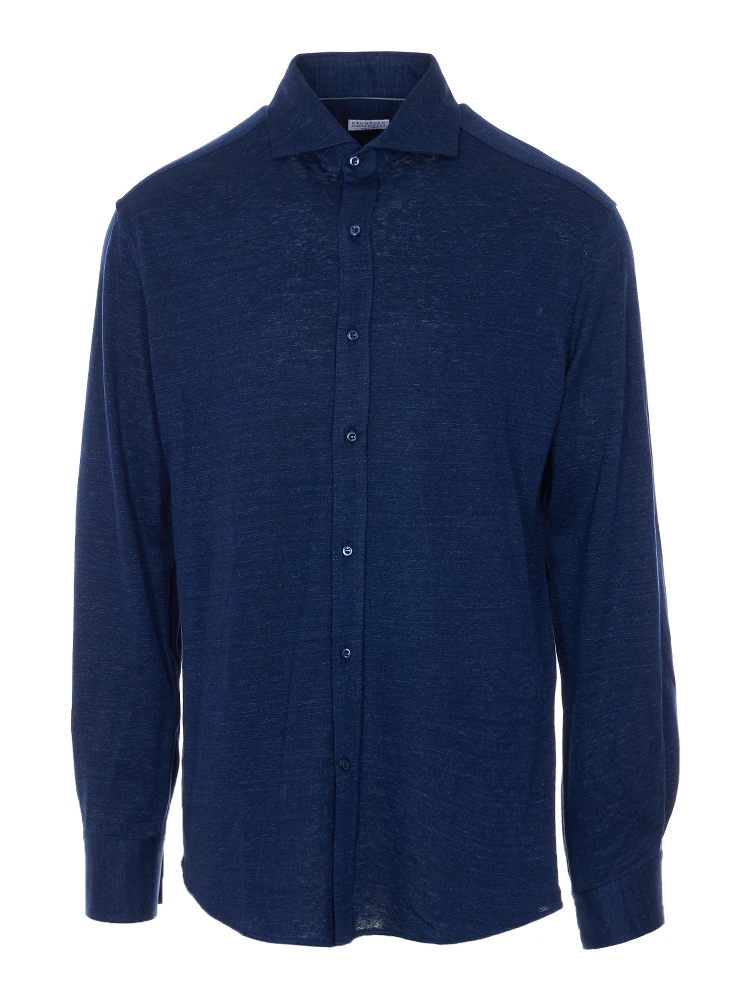 Brunello Cucinelli Shirts Blue