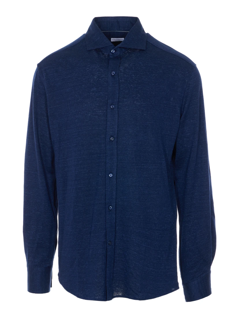 Brunello Cucinelli Shirts Blue