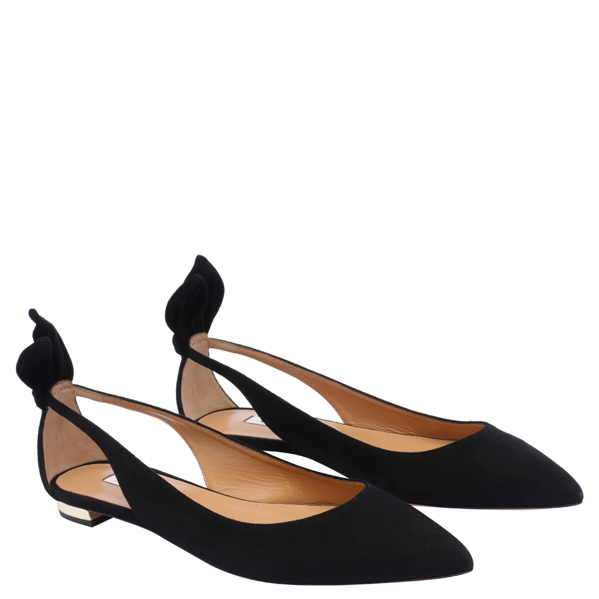 Aquazzura Flat shoes Black
