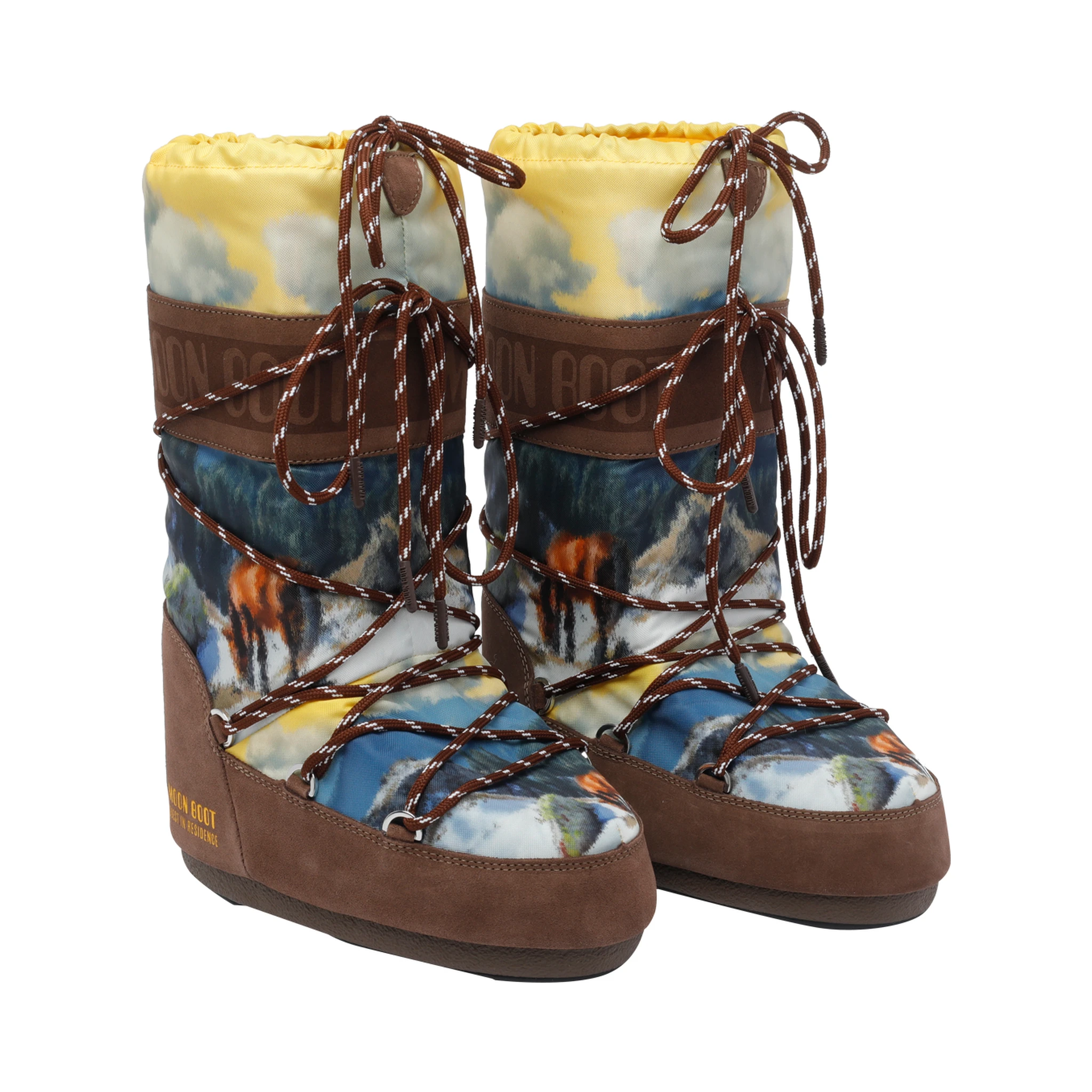 MOON BOOT X GUEST IN RESIDENCE Boots Brown