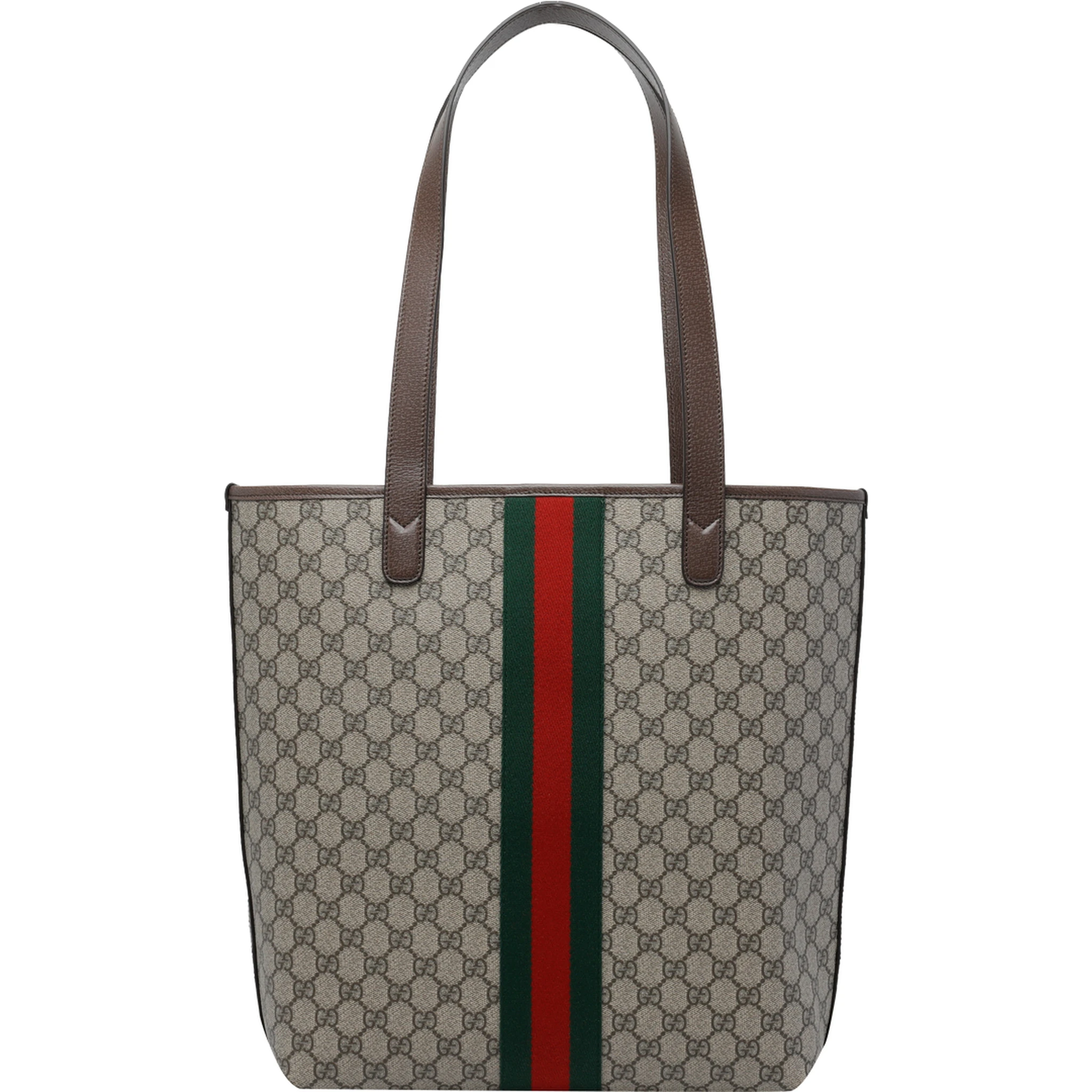 Brown Medium Ophidia shopping bag