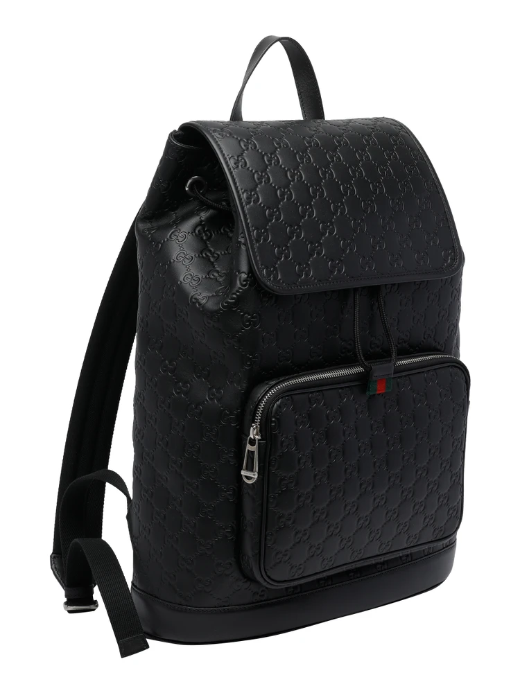 Black Medium GG emblem backpack alternative
