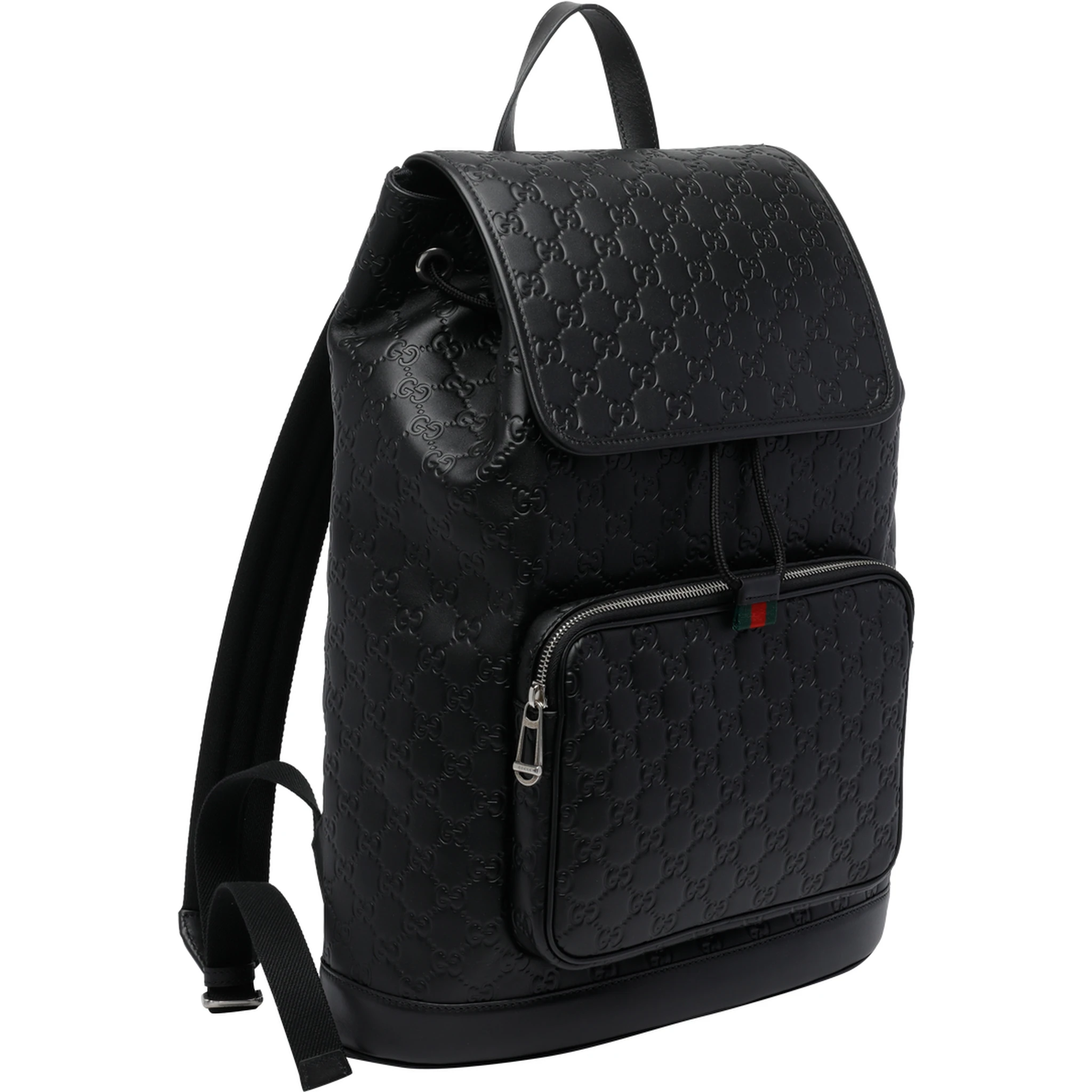 Black Medium GG emblem backpack