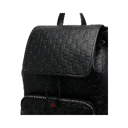 Black Medium GG emblem backpack