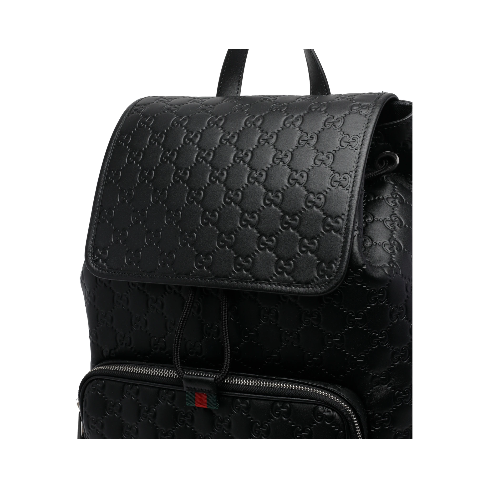 Black Medium GG emblem backpack
