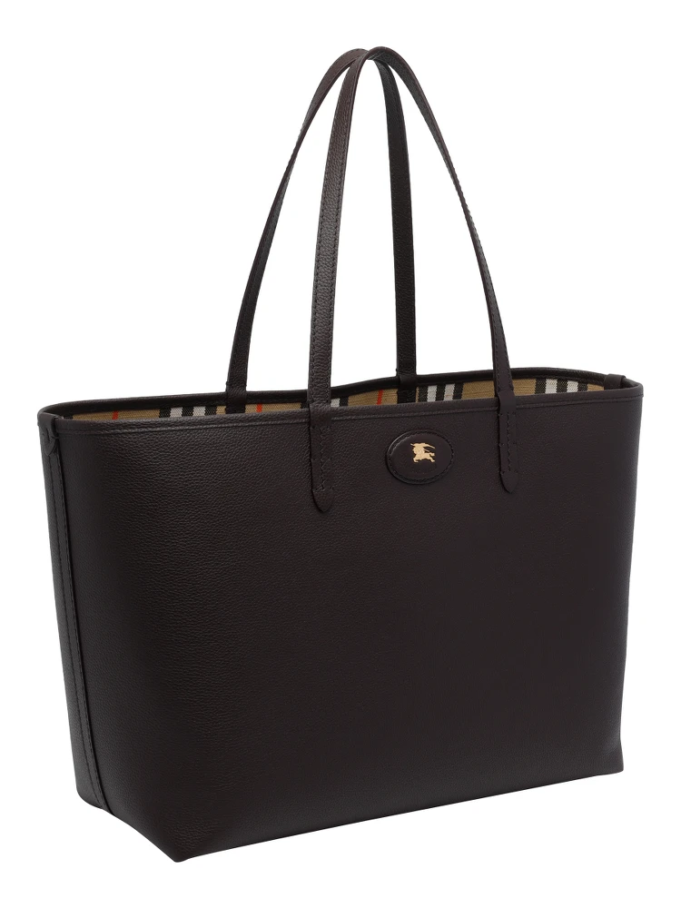 Black and Brown Medium Reversible Bloomsbury Tote Bag alternative