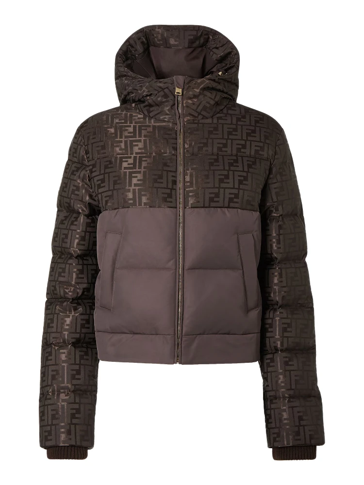 Fendi Coats Brown