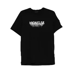 Moncler T-shirts and Polos Black