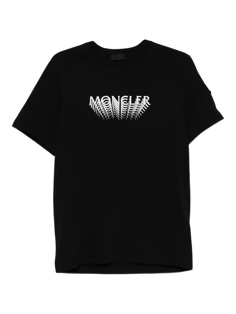 Moncler T-shirts and Polos Black