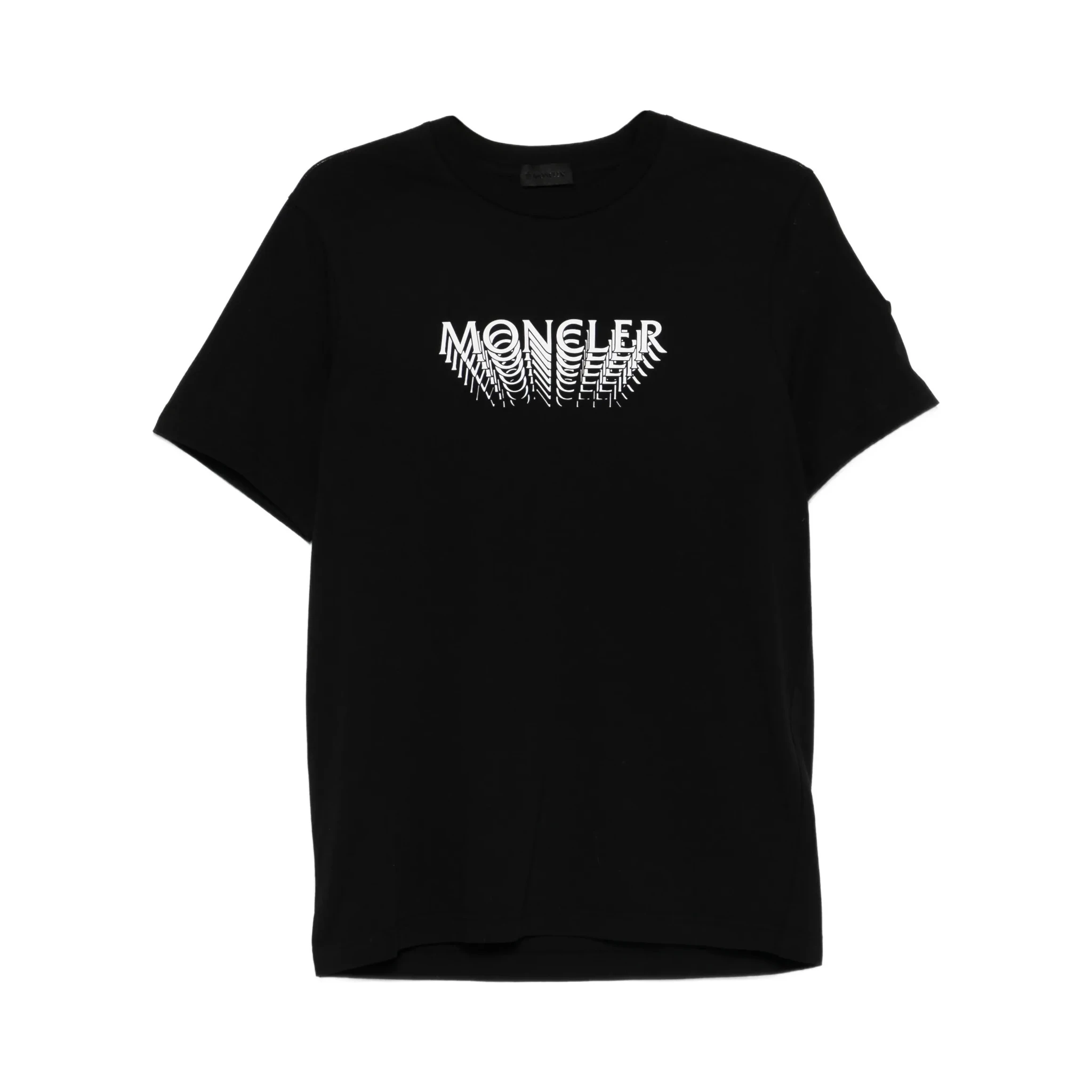 Moncler T-shirts and Polos Black