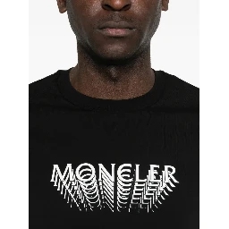 Moncler T-shirts and Polos Black