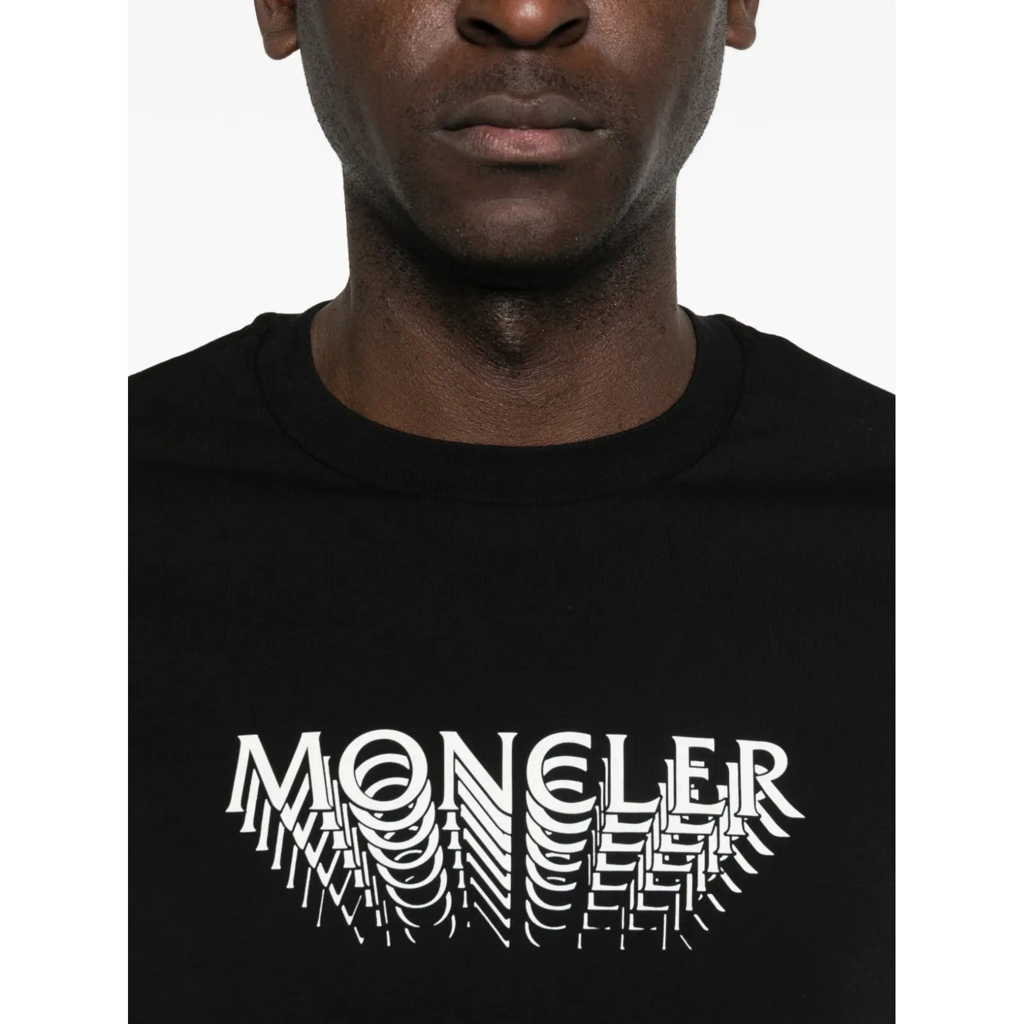 Moncler T-shirts and Polos Black